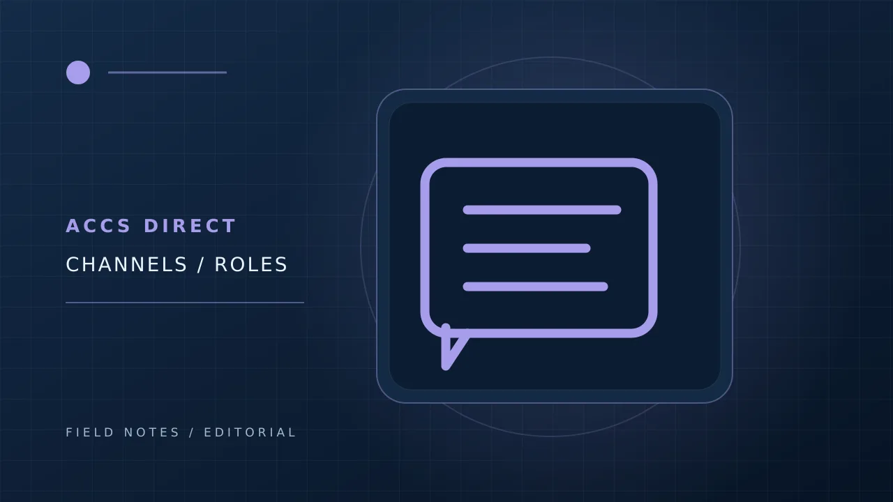 Original illustration of community chat channels and a server roles panel