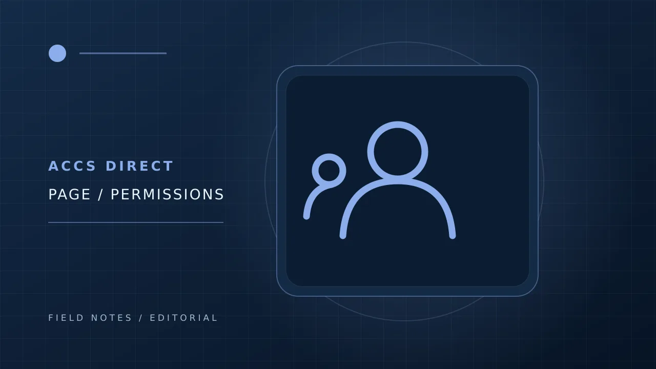Original illustration of a community page and permissions cards