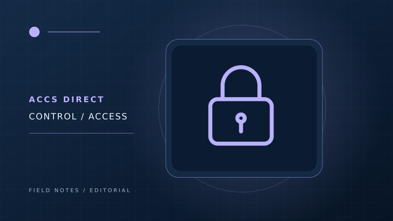 Original illustration of a secure access lock for account handoffs
