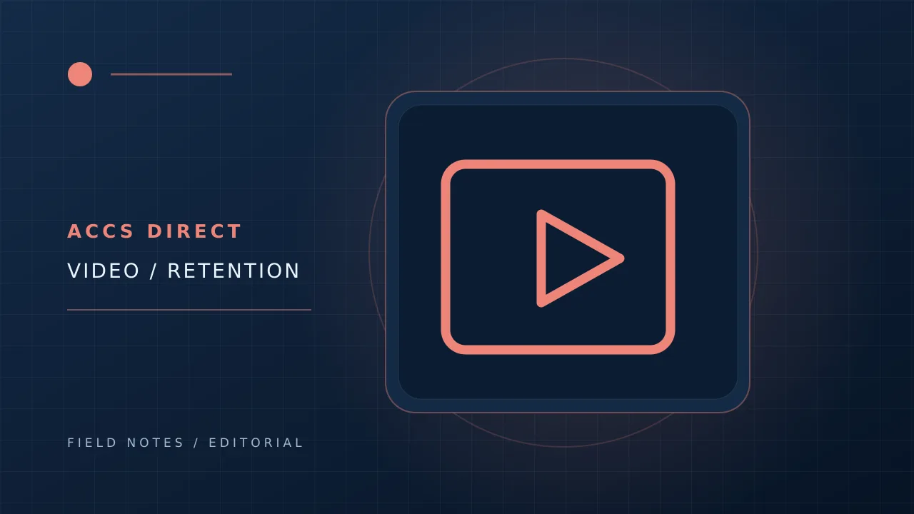 Original illustration of a video play screen with audience and analytics panels