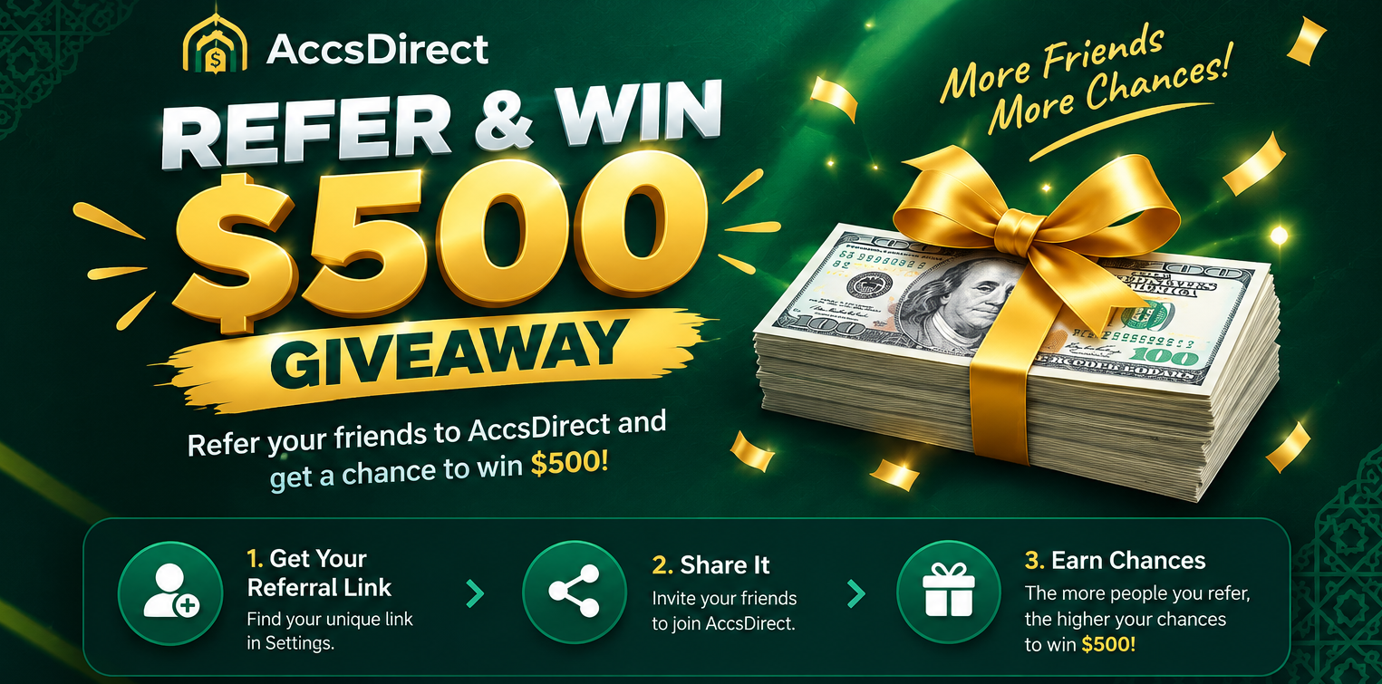 AccsDirect Refer & Win $500 giveaway promotion